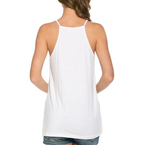 <CTT1016> Cross Front High Low Top - Picture 4 of 4